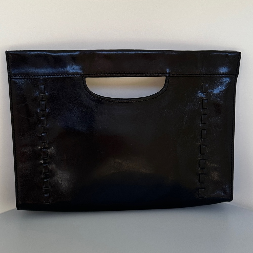 Kenneth Cole leather Black Clutch - Picture 6 of 8